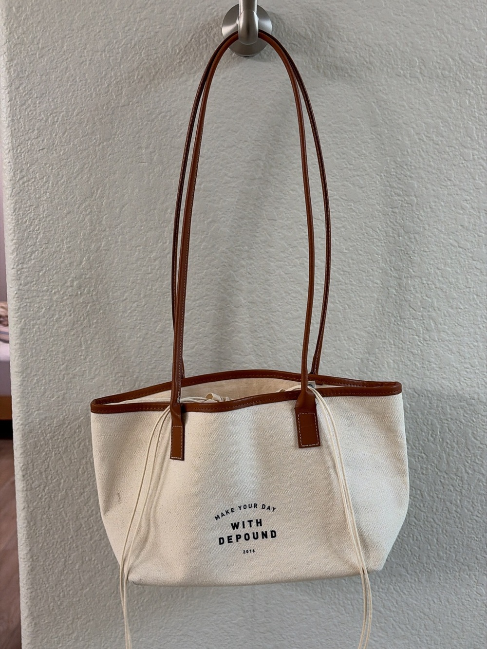 DEPOUND Day Bag Shopper Camel Small | Rare Discontinued Korean Celebrity Bag